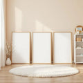 Nursery Editorial Room Mockup — Plain Square Frame Portrait 2:3 — Perspective View — #03196 | MockupBulk
