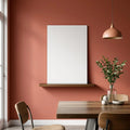Dining Room Wall Art Mockup — Plain Square Frame Portrait 2:3 — Perspective View — #02995 | MockupBulk