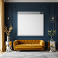 Art Deco A3 Canvas Wall Art Mockup | Blank Template #00326 | A3 Mockup Template | High-Res JPG Download | bulkmockup | MockupBulk