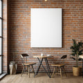 Cafe & Bar A3 Canvas Wall Art Mockup | Blank Template #00346 | A3 Wall Art Mockup | bulkmockup JPG Template | Commercial Licence | MockupBulk