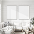 Coastal A3 Canvas Wall Art Mockup — Blank Template #00331 — A3 Print Mockup | Instant Download | bulkmockup | Commercial Licence | MockupBulk