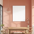 Dining Room A3 Canvas Wall Art Mockup, Blank Template #00340 | bulkmockup A3 Template | JPG Instant Download | For Etsy POD | MockupBulk