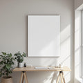 Home Office A3 Canvas Wall Art Mockup | Blank Template #00336 | A3 Frame JPG | bulkmockup Mockup Template | Commercial Use Included | MockupBulk