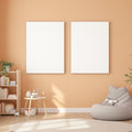 Blank Template #00335 Kids Room A3 Canvas Wall Art Mockup | bulkmockup A3 Frame Template | JPG Download | Commercial Use | MockupBulk