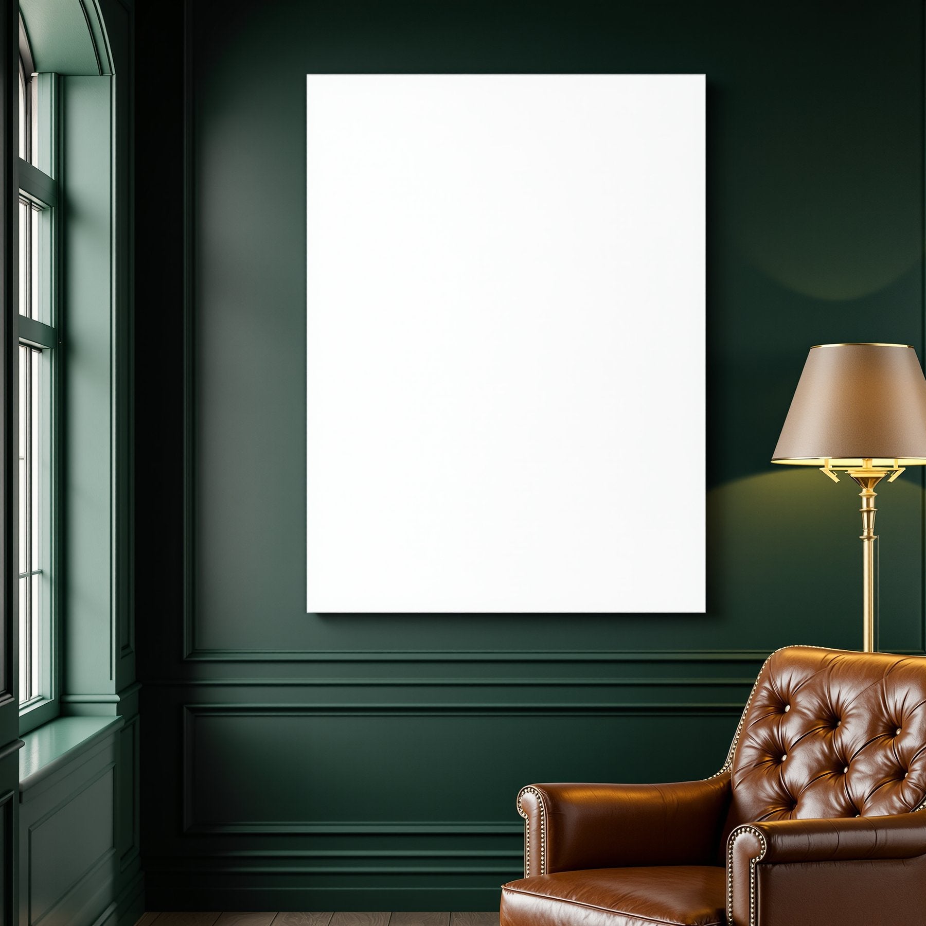 Reading Nook A3 Canvas Wall Art Mockup, Blank Template #00342 | bulkmockup A3 Template | JPG Instant Download | For Etsy POD | MockupBulk