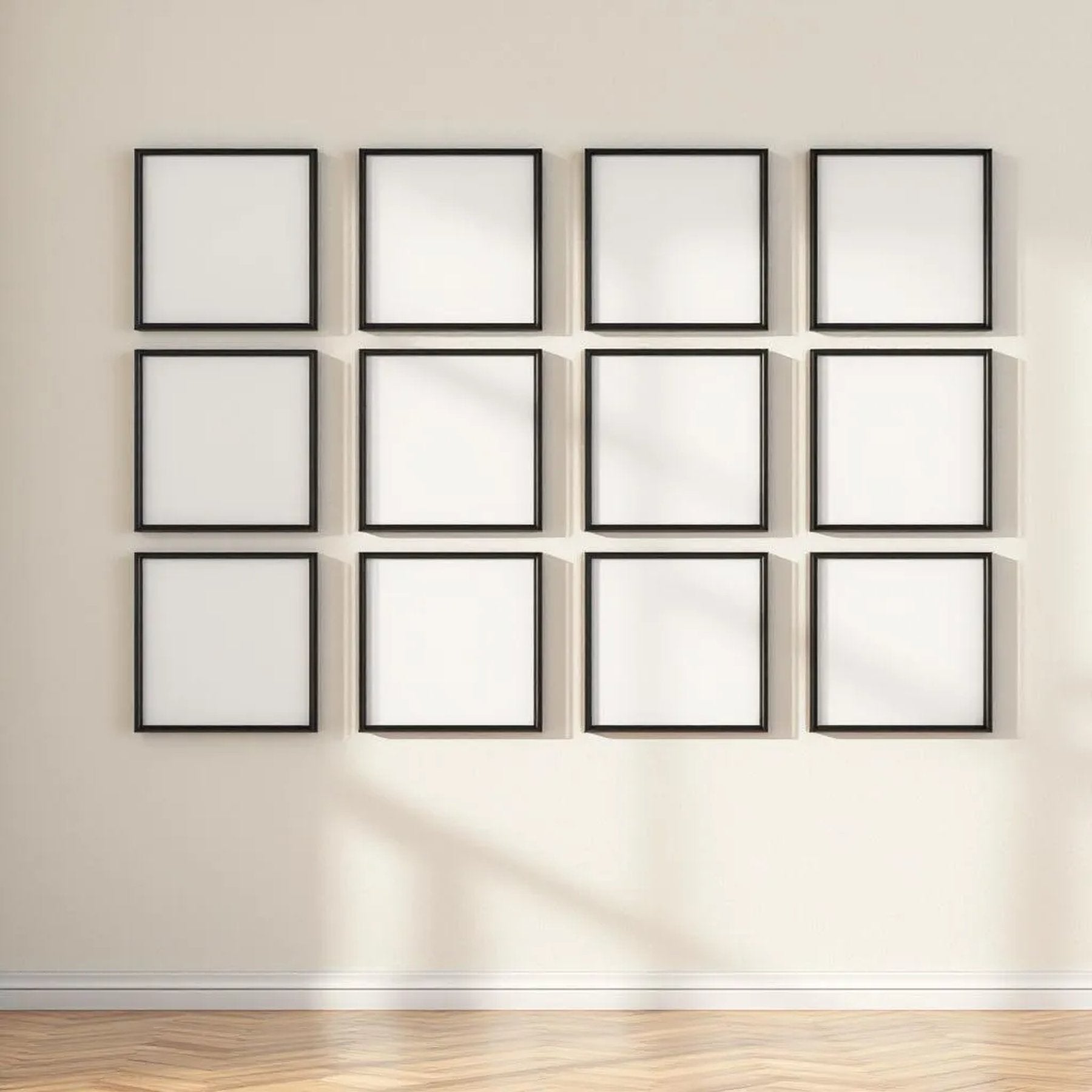 Frame Lifestyle Frame Mockup — Plain Square Frame Portrait 4:5 — Perspective View — #00841 | MockupBulk