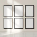 Frame Frame Display Mockup — Plain Square Frame Portrait 2:3 — Perspective View — #00844 | MockupBulk