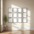 Frame Styled Room Mockup — Plain Square Frame Portrait 2:3 — Perspective View — #00850 | MockupBulk