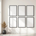 Frame High-Res Frame Mockup — Plain Square Frame Portrait 4:5 — Perspective View — #00853 | MockupBulk