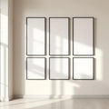 Frame Room Scene Mockup — Plain Square Frame Square 1:1 — Perspective View — #00856 | MockupBulk
