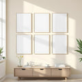 Frame Lifestyle Frame Mockup — Plain Square Frame Square 1:1 — Perspective View — #00865 | MockupBulk