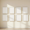 Frame Wall Art Mockup — Plain Square Frame Portrait 5:7 — Perspective View — #00871 | MockupBulk