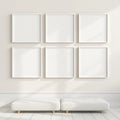 Frame Lifestyle Frame Mockup — Plain Square Frame Portrait 4:5 — Perspective View — #00880 | MockupBulk