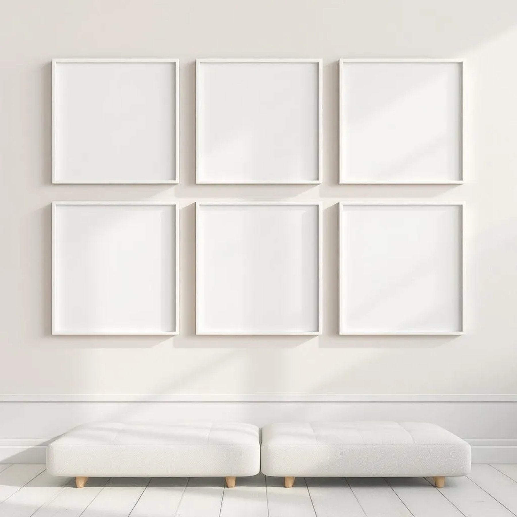 Frame Lifestyle Frame Mockup — Plain Square Frame Portrait 4:5 — Perspective View — #00880 | MockupBulk