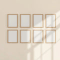 Frame High-Res Frame Mockup — Plain Square Frame Portrait 2:3 — Perspective View — #00883 | MockupBulk