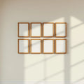 Frame Interior Frame Mockup — Plain Square Frame Portrait 2:3 — Perspective View — #00889 | MockupBulk