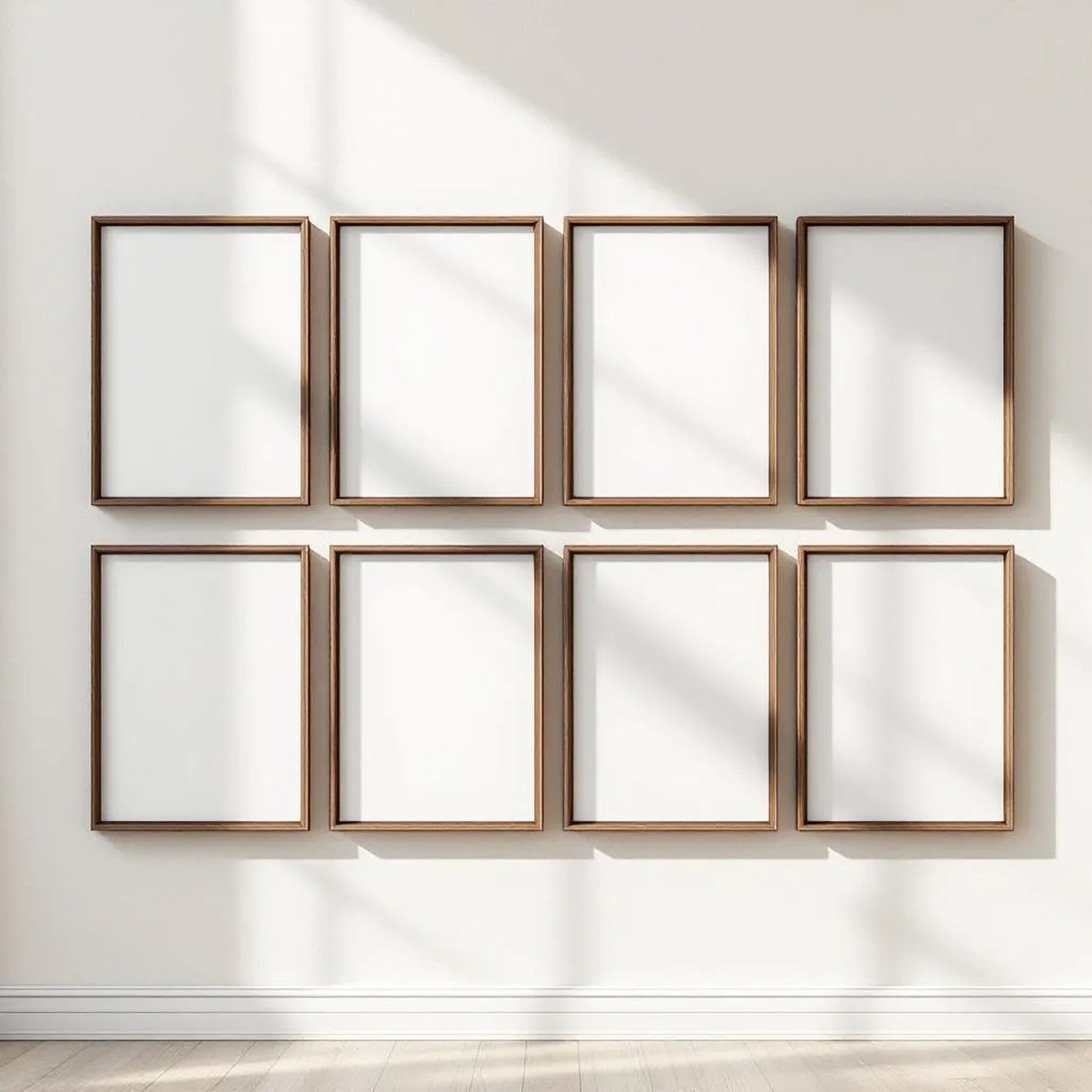 Frame High-Res Frame Mockup — Plain Square Frame Square 1:1 — Perspective View — #00904 | MockupBulk