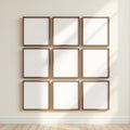 Frame Editorial Room Mockup — Plain Square Frame Portrait 2:3 — Perspective View — #00910 | MockupBulk