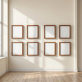 Frame Interior Frame Mockup — Plain Square Frame Portrait 2:3 — Perspective View — #00919 | MockupBulk