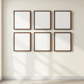 Frame Room Scene Mockup — Plain Square Frame Portrait 2:3 — Perspective View — #00922 | MockupBulk