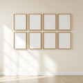 Frame High-Res Frame Mockup — Plain Square Frame Portrait 2:3 — Perspective View — #00925 | MockupBulk