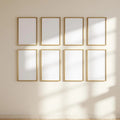 Frame Interior Frame Mockup — Plain Square Frame Portrait 2:3 — Perspective View — #00928 | MockupBulk