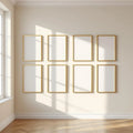 Frame Professional Frame Mockup — Plain Square Frame Portrait 2:3 — Perspective View — #00931 | MockupBulk