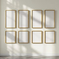 Frame Frame Display Mockup — Plain Square Frame Portrait 2:3 — Perspective View — #00934 | MockupBulk