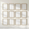Frame Room Scene Mockup — Plain Square Frame Portrait 2:3 — Perspective View — #00940 | MockupBulk