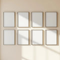 Frame Wall Art Mockup — Plain Square Frame Square 1:1 — Perspective View — #00946 | MockupBulk
