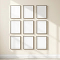 Frame Room Scene Mockup — Plain Square Frame Portrait 4:5 — Perspective View — #00952 | MockupBulk