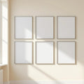Frame Interior Frame Mockup — Plain Square Frame Square 1:1 — Perspective View — #00958 | MockupBulk