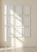 Frame Styled Room Mockup — Silver Frame Portrait 2:3 — Perspective View — #00960 | MockupBulk