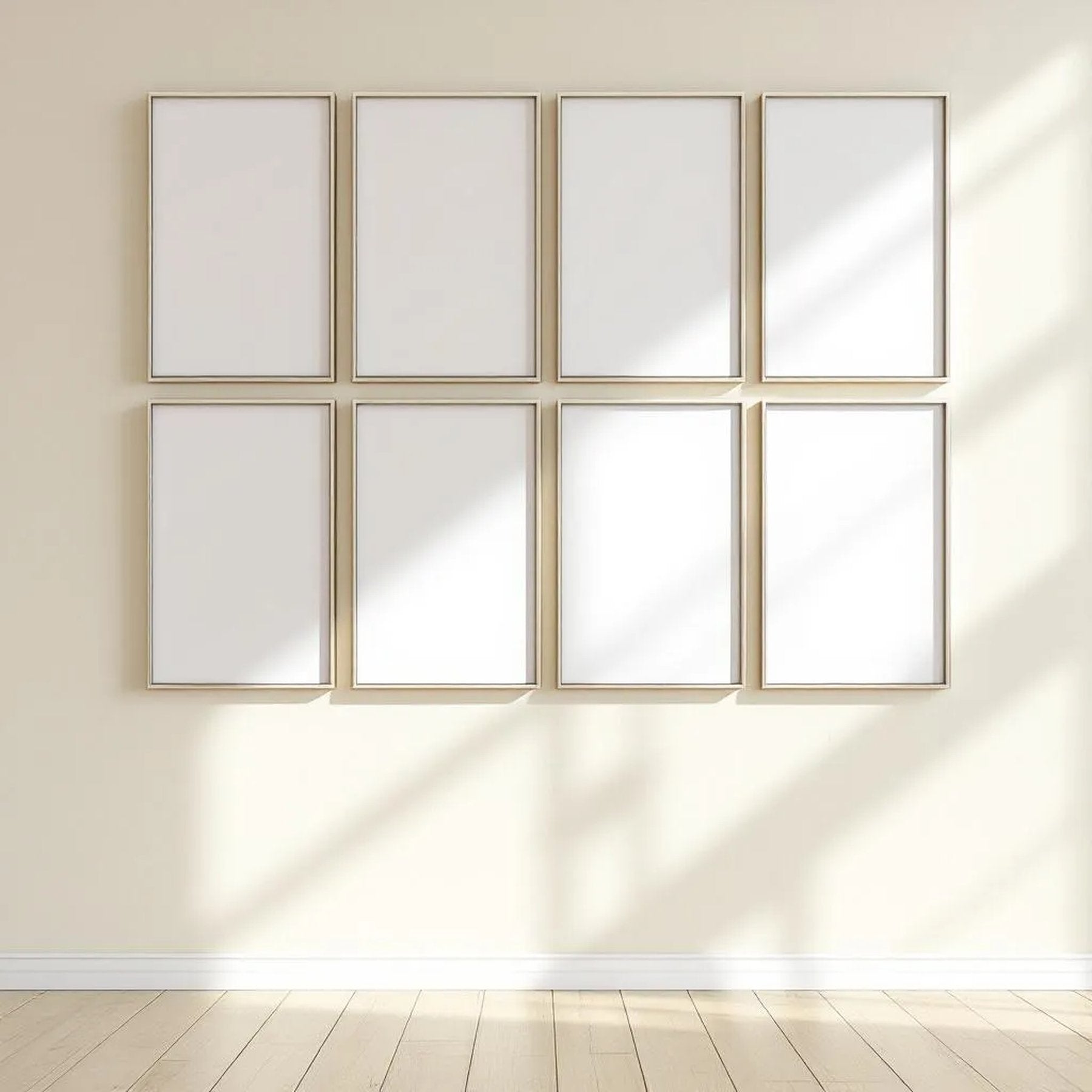 Frame Styled Room Mockup — Plain Square Frame Square 1:1 — Perspective View — #00961 | MockupBulk