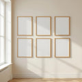 Frame Styled Room Mockup — Plain Square Frame Portrait 2:3 — Perspective View — #00976 | MockupBulk