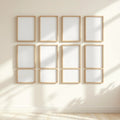 Frame Editorial Room Mockup — Plain Square Frame Portrait 2:3 — Perspective View — #00982 | MockupBulk
