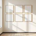 Frame Room Scene Mockup — Plain Square Frame Portrait 5:7 — Perspective View — #00985 | MockupBulk