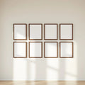 Frame Wall Art Mockup — Plain Square Frame Portrait 2:3 — Perspective View — #00991 | MockupBulk