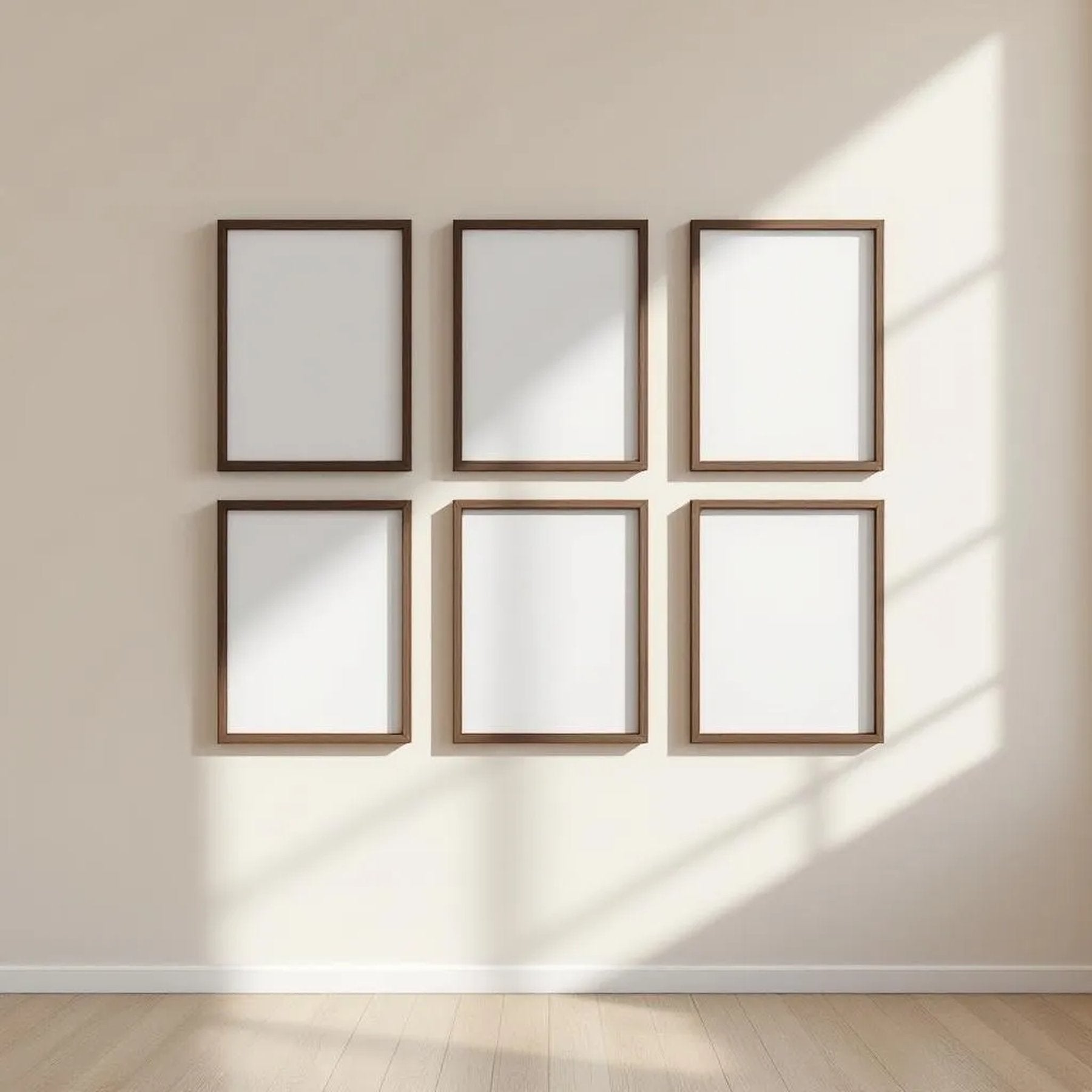 Frame High-Res Frame Mockup — Plain Square Frame Square 1:1 — Perspective View — #01000 | MockupBulk
