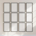 Frame Professional Frame Mockup — Plain Square Frame Square 1:1 — Perspective View — #01015 | MockupBulk