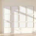 Frame Styled Room Mockup — Plain Square Frame Portrait 4:5 — Perspective View — #01030 | MockupBulk