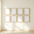 Frame Frame Display Mockup — Plain Square Frame Square 1:1 — Perspective View — #01054 | MockupBulk