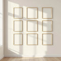 Frame High-Res Frame Mockup — Plain Square Frame Portrait 2:3 — Perspective View — #01102 | MockupBulk