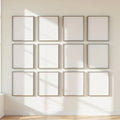 Frame Editorial Room Mockup — Plain Square Frame Portrait 2:3 — Perspective View — #01120 | MockupBulk