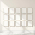 Frame Premium Interior Mockup — Plain Square Frame Square 1:1 — Perspective View — #01123 | MockupBulk
