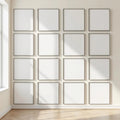 Frame Wall Art Mockup — Plain Square Frame Portrait 2:3 — Perspective View — #01129 | MockupBulk
