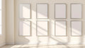 Frame Lifestyle Frame Mockup — Silver Frame Square 1:1 — Perspective View — #01130 | MockupBulk