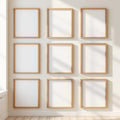 Frame Editorial Room Mockup — Plain Square Frame Portrait 2:3 — Perspective View — #01138 | MockupBulk