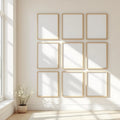 Frame Styled Room Mockup — Plain Square Frame Portrait 2:3 — Perspective View — #01141 | MockupBulk