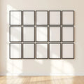 Frame Styled Room Mockup — Plain Square Frame Portrait 2:3 — Perspective View — #01192 | MockupBulk